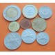 . 9 monedas x LITUANIA 1 CENTAS y 2+5 CENTAI y 10+20+50 CENTU y 1 LITAS y 2+5 LITAI 1991 a 2008 Latvia Pre-Euro coins
