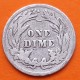 ESTADOS UNIDOS 10 CENTAVOS DIME 1901 BARBER KM.113 MONEDA DE PLATA MBC- USA 10 Cents silver coin