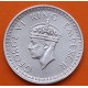 INDIA 1/2 RUPIA 1945 L Ceca de LAHORE REY JORGE VI KM.552 MONEDA DE PLATA EBC- British Británica silver WWII