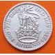 INGLATERRA 1 SHILLING 1936 JORGE V LEON SOBRE ESCUDO KM.833 MONEDA DE PLATA MBC- UK Silver