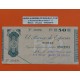 BILBAO 50 PESETAS 1936 BANCO DE BILBAO 350550 EUZKADI BILLETE TALON EUSKADI España Guerra Civil