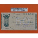 BILBAO 50 PESETAS 1936 BANCO DE BILBAO 350550 EUZKADI BILLETE TALON EUSKADI España Guerra Civil