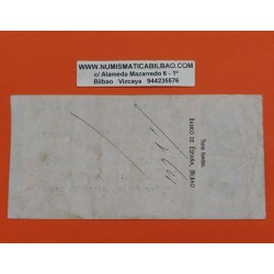 BILBAO 50 PESETAS 1936 BANCO DE BILBAO 350550 EUZKADI BILLETE TALON EUSKADI España Guerra Civil