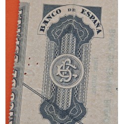BILBAO 100 PESETAS 1936 CAJA DE AHORROS VIZCAINA 217344 EUZKADI BILLETE TALON EUSKADI España Guerra Civil
