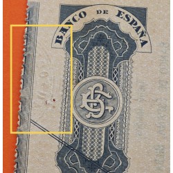 BILBAO 100 PESETAS 1936 BANCO DE VIZCAYA 292875 EUZKADI BILLETE TALON EUSKADI España Guerra Civil