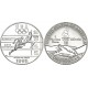 ESTADOS UNIDOS 1 DOLAR 1995 P OLIMPIADA DE ATLANTA PISTA DE ATLETISMO KM.264 MONEDA DE PLATA PROOF Track & Field