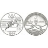 ESTADOS UNIDOS 1 DOLAR 1995 P OLIMPIADA DE ATLANTA PISTA DE ATLETISMO KM.264 MONEDA DE PLATA PROOF Track & Field