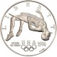 @ESCASA@ ESTADOS UNIDOS 1 DOLAR 1996 P OLIMPIADA DE ATLANTA SALTO DE ALTURA KM.272 MONEDA DE PLATA PROOF High Jump