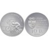 ANDORRA 10 DINERS 1994 CICLISMO OLIMPIADA ATLANTA 1996 KM.95 MONEDA DE PLATA PROOF 1 ONZA Ley 925
