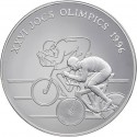 ANDORRA 10 DINERS 1994 CICLISMO OLIMPIADA ATLANTA 1996 KM.95 MONEDA DE PLATA PROOF 1 ONZA Ley 925