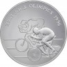 ANDORRA 10 DINERS 1994 CICLISMO OLIMPIADA ATLANTA 1996 KM.95 MONEDA DE PLATA PROOF 1 ONZA Ley 925