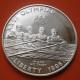 ESTADOS UNIDOS 1 DOLAR 1996 P REMEROS EN BARCA OLIMPIADA DE ATLANTA KM.272 MONEDA DE PLATA SI CÁPSULA Rowing