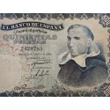 ESPAÑA 500 PESETAS 1946 FRANCISCO DE VITORIA Sin Serie 2420783 Pick 132 @RARO BILLETE@ Spain banknote