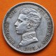 . @BELLÍSIMA PÁTINA ANTIGUA@ ESPAÑA Rey ALFONSO XIII 1 PESETA 1903 * 19 03 SMV KM.721 MONEDA DE PLATA R/1