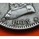 . @BELLÍSIMA PÁTINA ANTIGUA@ ESPAÑA Rey ALFONSO XIII 1 PESETA 1903 * 19 03 SMV KM.721 MONEDA DE PLATA R/1