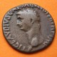1 moneda x IMPERIO ROMANO Emperador CLAUDIO 41 - 42 ac AS de BRONCE Ceca ROMA 25mm DIOSA LIBERTAS