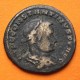1 moneda x IMPERIO ROMANO Emperador CONSTANTINO 307 - 337 dc FOLLIS de BRONCE ceca de LONDRES GENIO y CORNUCOPIA