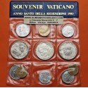 . 11 monedas x SOUVENIR VATICANO 20 + 50 + 100 LIRAS 1975 a 1982 y MEDALLAS PAPA JUAN PABLO II COBRE BAÑO DE PLATA