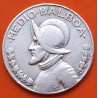 PANAMA 1/2 BALBOA 1947 VASCO NUÑEZ DE BALBOA KM.12 MONEDA DE PLATA @ESCASA@ Medio Balboa 1947 silver coin