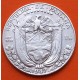 PANAMA 1/2 BALBOA 1947 VASCO NUÑEZ DE BALBOA KM.12 MONEDA DE PLATA @ESCASA@ Medio Balboa 1947 silver coin