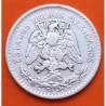 MEXICO 50 CENTAVOS 1921 AGUILA y VALOR KM.447 MONEDA DE PLATA MBC- Mejico Mexiko silver coin