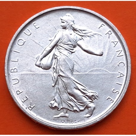 FRANCIA 5 FRANCOS 1963 SEMBRADORA SEMEUSE KM.926 MONEDA DE PLATA EBC/SC France 5 Francs silver 0,32 ONZAS R/1