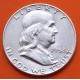 ESTADOS UNIDOS 1/2 DOLAR 1952 D BENJAMIN FRANKLIN KM.163 MONEDA DE PLATA MBC USA Half Dollar silver coin R/2
