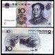 CHINA 10 YUAN 1999 MAO TSE TUNG y RIO SAGRADO Color Azulado Pick 898 BILLETE SC UNC BANKNOTE