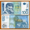 @NIKOLA TESLA@ SERBIA 100 DINARA 2013 FAMOSO INVENTOR Pick 57B BILLETE SC 100 Dinares UNC BANKNOTE EX-YUGOSLAVIA