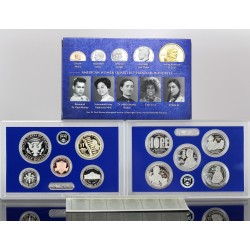 2024 UNITED STATES MINT PROOF SET @NICKEL@ ESTADOS UNIDOS 1 CENTAVO a 1 DOLAR 2024 S + 5 x 1/4 DOLAR 2024 S