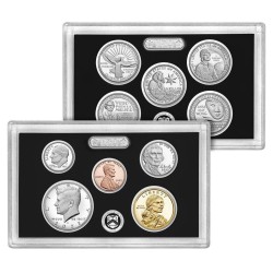 2022 UNITED STATES MINT SILVER PROOF SET 5x 25 Centavos AMERICAN WOMEN QUARTERS Estados Unidos 1 Centavo a 1 DOLAR 2022 PLATA