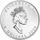 CANADA 5 DOLARES 2000 HOJA DE ARCE - FIREWORKS @RARA@ MONEDA DE PLATA PURA SC $5 Dollars Coin ONZA OZ OUNCE MAPLE LEAF