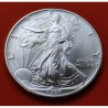 ESTADOS UNIDOS 1 DOLAR 1995 EAGLE LIBERTY MONEDA DE PLATA PURA SC $1 Dollar Coin USA UNITED STATES ONZA OZ OUNCE