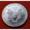 ESTADOS UNIDOS 1 DOLAR 1995 EAGLE LIBERTY MONEDA DE PLATA PURA SC $1 Dollar Coin USA UNITED STATES ONZA OZ OUNCE