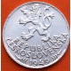 CHECOSLOVAQUIA 100 KORUN 1949 TRABAJADOR JIHLAVA KM.29 MONEDA DE PLATA MBC++ Czechoslovakia 100 Coronas silver