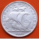 PORTUGAL 10 ESCUDOS 1955 CARABELA - NAO KM.586 MONEDA DE PLATA MBC REPUBLICA PORTUGUESA silver coin 0,27 ONZAS