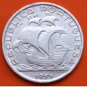 PORTUGAL 10 ESCUDOS 1955 CARABELA - NAO KM.586 MONEDA DE PLATA MBC REPUBLICA PORTUGUESA silver coin 0,27 ONZAS
