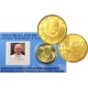 @OFERTA@ VATICANO 50 CENTIMOS 2013 BENEDICTO XVI COINCARD Nº 3 SELLO DEL PAPA FRANCISCO MONEDA DE LATON SC COIN CARD EURO