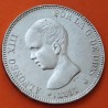 ESPAÑA 5 PESETAS 1891 * 18 91 PGM REY ALFONSO XIII KM.689 MONEDA DE PLATA (DURO) Spain silver R/3