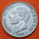 ESPAÑA 5 PESETAS 1884 * 18 84 MSM REY ALFONSO XII KM.688 MONEDA DE PLATA (DURO) Spain silver R/2