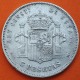 ESPAÑA 5 PESETAS 1884 * 18 84 MSM REY ALFONSO XII KM.688 MONEDA DE PLATA (DURO) Spain silver R/2