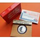@ESCASA@ ESPAÑA 1000 PESETAS 1997 ANTONIO CANOVAS DEL CASTILLO MONEDA DE PLATA ESTUCHE y CERTIFICADO FNMT