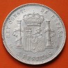 @MUY BONITA@ ESPAÑA 5 PESETAS 1897 * 18 97 SGV REY ALFONSO XIII KM.707 MONEDA DE PLATA (DURO - RAYAS) Spain R/1