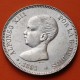 @PRECIOSA@ ESPAÑA 5 PESETAS 1891 * 18 91 PGM REY ALFONSO XIII KM.689 MONEDA DE PLATA (DURO) Spain silver R/1