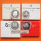 . 4 monedas x ESPAÑA 1500 PESETAS 1999 MILENIO + 2000 PESETAS 1995 + 1999 + 2000 ONU BARCELONA VILLA DE BILBAO 3 ONZAS PLATA 999
