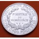 INDOCHINA 1 PIASTRA 1907 A DAMA KM.5A MONEDA DE PLATA @RARA@ Indochine Francaise 1 Piastre de Commerce Comercio