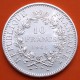FRANCIA 10 FRANCOS 1965 HERCULES TRES GRACIAS KM.932 MONEDA DE PLATA SC- France 10 Francs silver 0,72 ONZAS R/1