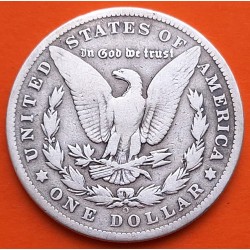 @RARA@ ESTADOS UNIDOS 1 DOLAR 1901 O MORGAN KM.110 MONEDA DE PLATA MBC- USA Silver $1 Dollar Coin R/2