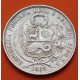 @RARA@ PERU 1 SOL 1865 Y.B. Ceca de Lima DAMA SENTADA KM.196.1 MONEDA DE PLATA República Peruana