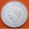 HOLANDA 10 GULDEN 1970 REINA JULIANA y REINA GUILLERMINA KM.195 MONEDA DE PLATA MBC The Netherlands silver coin